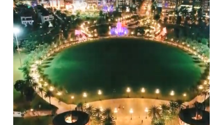 Kinh đô ánh sáng Sài Gòn về đêm nhìn từ flycam Ho Chi Minh City At Night 